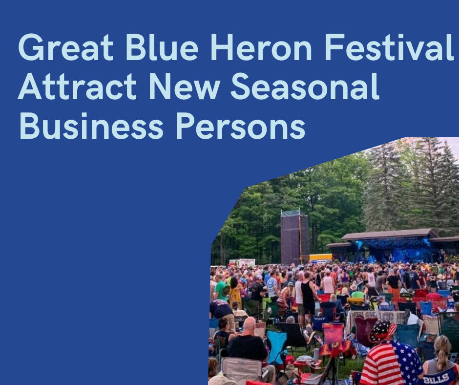 Great Blue Heron Festival Attracts New Seasonal Business Persons